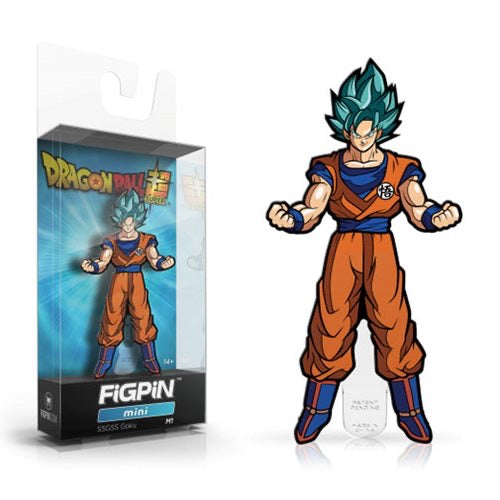 Dragon Ball: Super Super Saiyan God Super Saiyan Goku FiGPiN Mini Enamel Pin